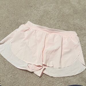 Light Pink Lulu Athletic Shorts